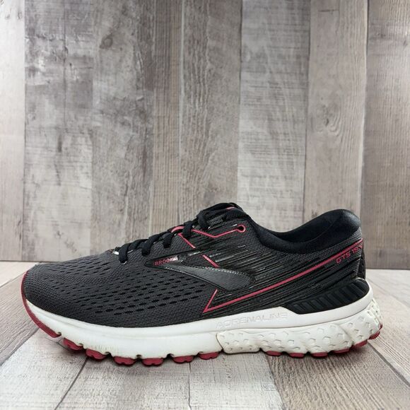 Brooks Adrenaline GTS 19 Women's Size 8 Running Shoes Athletic Sneakers Black - Picture 6 of 16